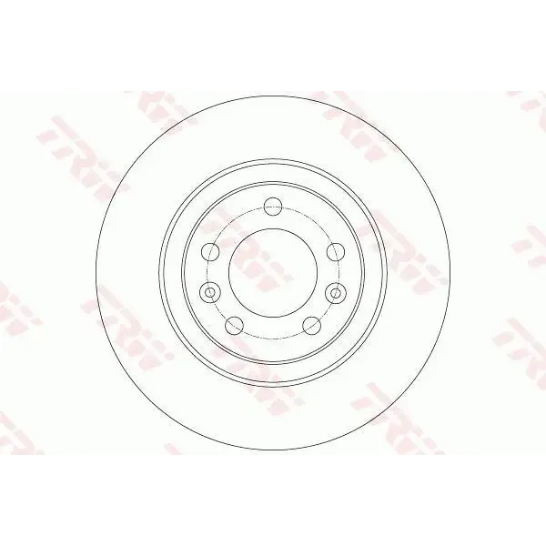 TRW Arka Fren Diski – DF6134 / OEM 4249G2