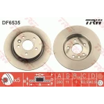 TRW Arka Fren Diski – DF6535 / OEM 31471039