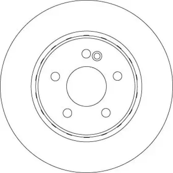 TRW Arka Fren Diski – DF6646S / OEM A0004230512 ürün görseli