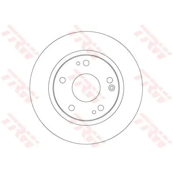 TRW Arka Fren Diski – DF6704 / OEM 42510TEAT01