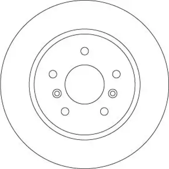 TRW Arka Fren Diski – DF6787 / OEM 432064EA0B ürün görseli