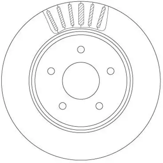 TRW Arka Fren Diski – DF6789 / OEM 432064CE0A ürün görseli