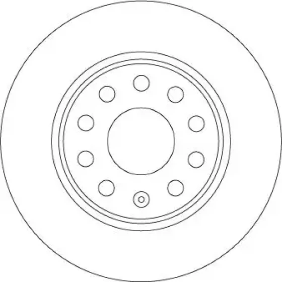 TRW Arka Fren Diski – DF6952 / OEM 5Q0615601B ürün görseli