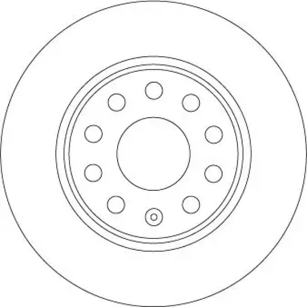 TRW Arka Fren Diski – DF6952 / OEM 5Q0615601B