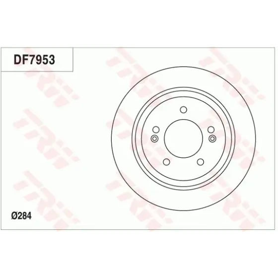 TRW Arka Fren Diski – DF7953 ürün görseli