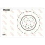 TRW Arka Fren Diski – DF8053 / OEM K01126251B