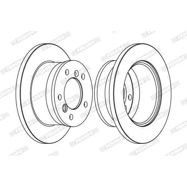 Ferodo Arka Fren Diski – FCR229A