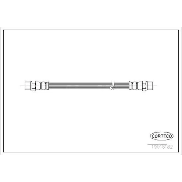 Corteco Arka Fren Hortumu – 19018182 / OEM 481611776