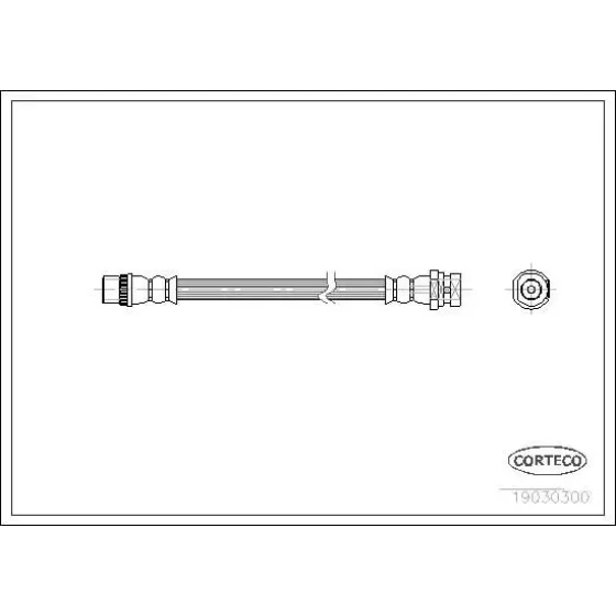 Corteco Arka Fren Hortumu – 19030300 / OEM 8200256166 ürün görseli