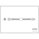 Corteco Arka Fren Hortumu – 19031052 / OEM A1634200748