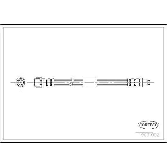 Corteco Arka Fren Hortumu – 19031052 / OEM A1634200748 ürün görseli