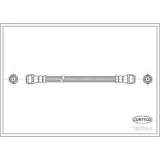 Corteco Arka Fren Hortumu – 19032415 / OEM A1684280235 ürün görseli