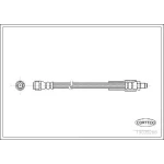 Corteco Arka Fren Hortumu – 19035288 / OEM A6394280935