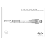 Corteco Arka Fren Hortumu – 19036133 / OEM A9064280335