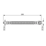 Bosch Arka Fren Hortumu – 1987476841 / OEM A2114200648