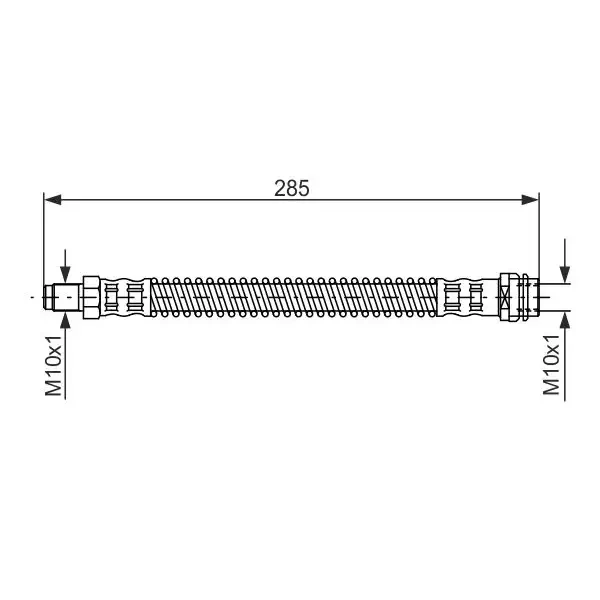 Bosch Arka Fren Hortumu – 1987476841 / OEM A2114200648