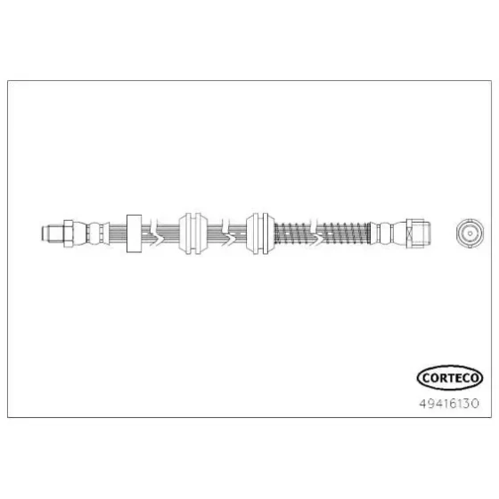 Corteco Arka Fren Hortumu – 49416130 / OEM A1664200448 ürün görseli