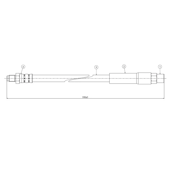 CAVO Arka Fren Hortumu – C800095B / OEM 34321159890 ürün görseli
