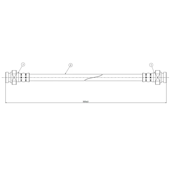 CAVO Arka Fren Hortumu – C800342A / OEM 5156083031 ürün görseli