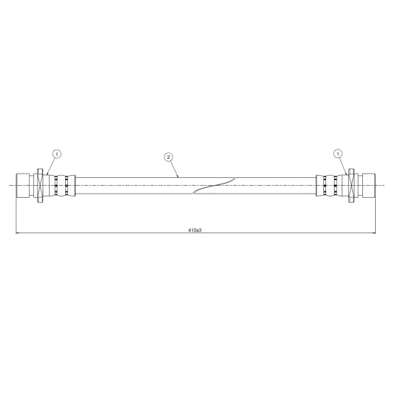 CAVO Arka Fren Hortumu – C800688A / OEM 01466S2H000 ürün görseli