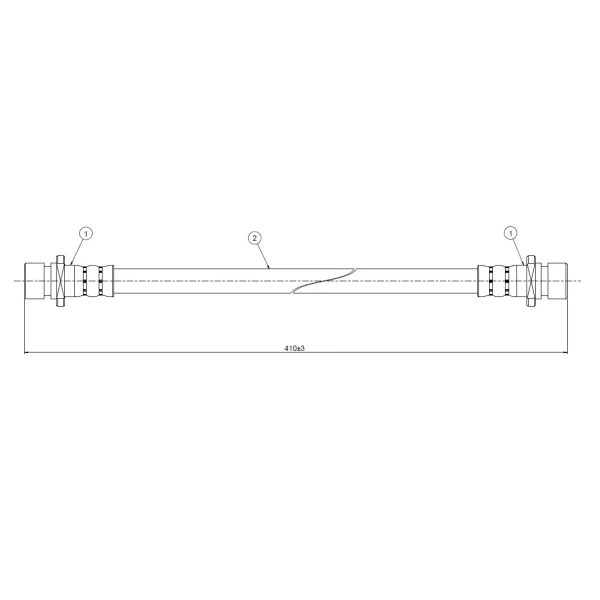 CAVO Arka Fren Hortumu – C800688A / OEM 01466S2H000