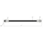 CAVO Arka Fren Hortumu – C900128A / OEM 7H0611776