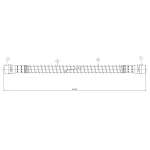 CAVO Arka Fren Hortumu – C900220A / OEM 7L0611776A