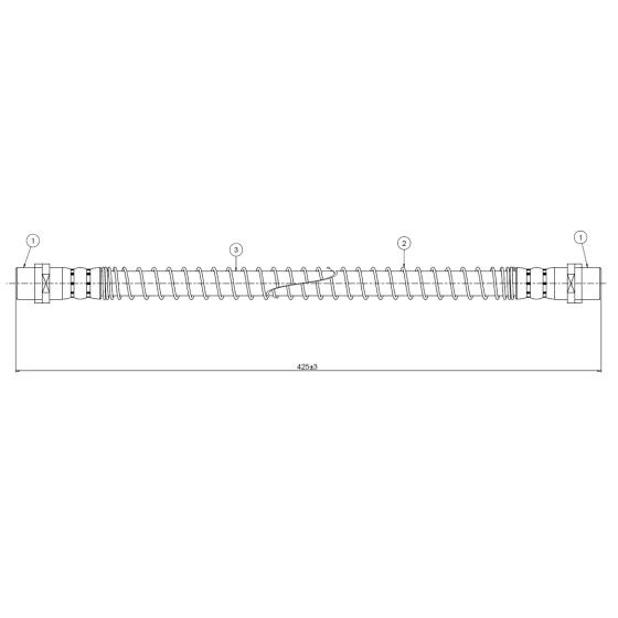 CAVO Arka Fren Hortumu – C900220A / OEM 7L0611776A ürün görseli