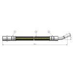 CAVO Arka Fren Hortumu – C900536A / OEM 244365425