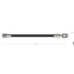CAVO Arka Fren Hortumu – C900642A / OEM 5N0611775A