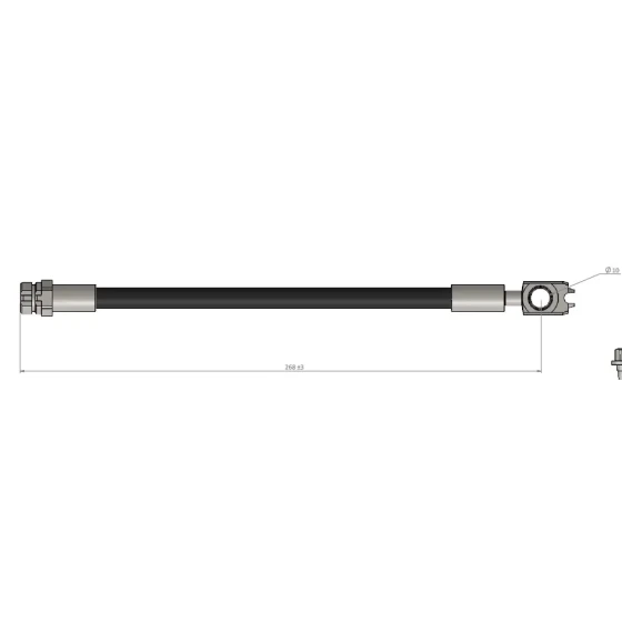 CAVO Arka Fren Hortumu – C900642A / OEM 5N0611775A ürün görseli