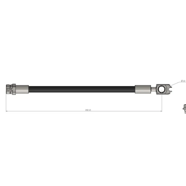 CAVO Arka Fren Hortumu – C900642A / OEM 5N0611775A