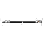 CAVO Arka Fren Hortumu – C900676A / OEM A1684280635