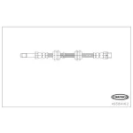 Corteco Arka Fren Hortumu (Sol) – 49384162 / OEM 34306798466