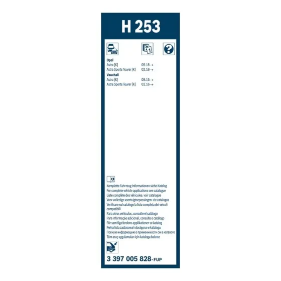 Bosch Arka Silecek Süpürgesi – 3397005828 / OEM 1M0C67330 ürün görseli