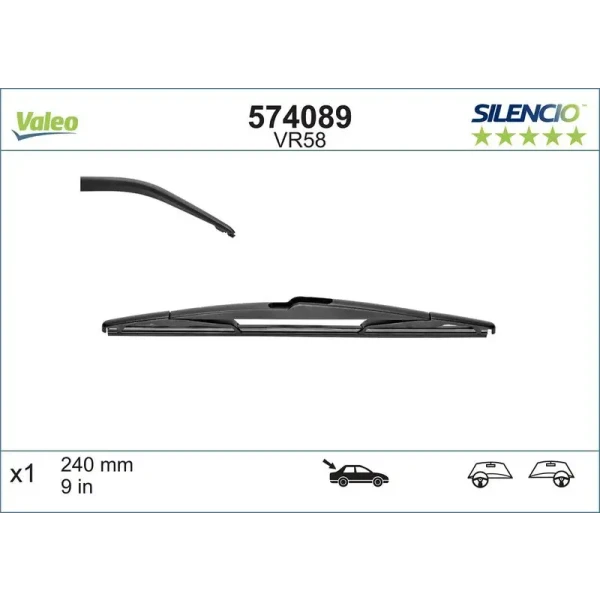 Valeo Arka Silecek Süpürgesi – 574089