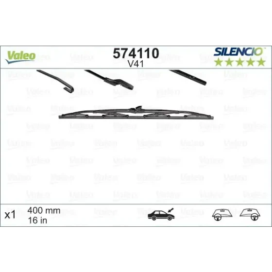 Valeo Arka Silecek Süpürgesi – 574110 ürün görseli