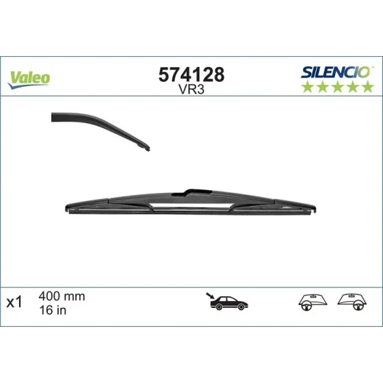 Valeo Arka Silecek Süpürgesi – 574128 / OEM 7711130022 ürün görseli