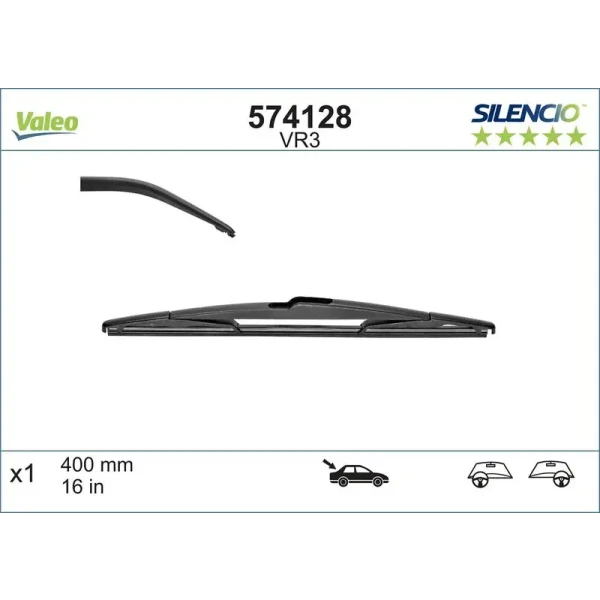 Valeo Arka Silecek Süpürgesi – 574128 / OEM 7711130022
