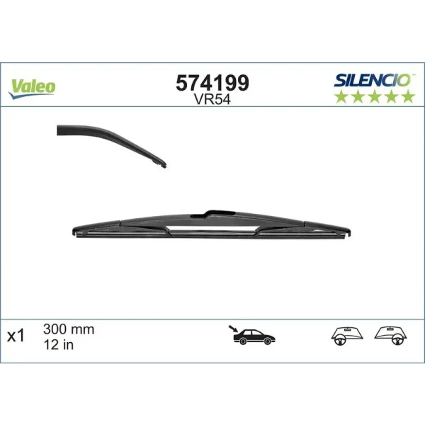 Valeo Arka Silecek Süpürgesi – 574199