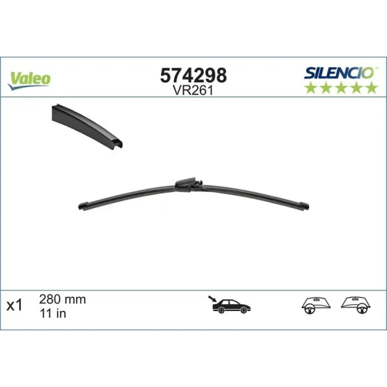 Valeo Arka Silecek Süpürgesi – 574298 / OEM 5J6955425 ürün görseli