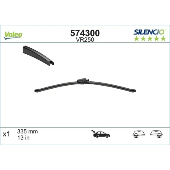 Valeo Arka Silecek Süpürgesi – 574300 ürün görseli