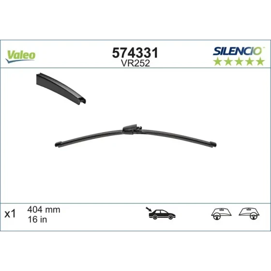 Valeo Arka Silecek Süpürgesi – 574331 ürün görseli