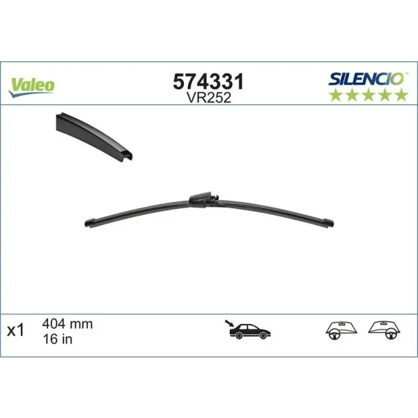 Valeo Arka Silecek Süpürgesi – 574331