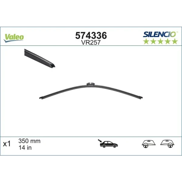 Valeo Arka Silecek Süpürgesi – 574336