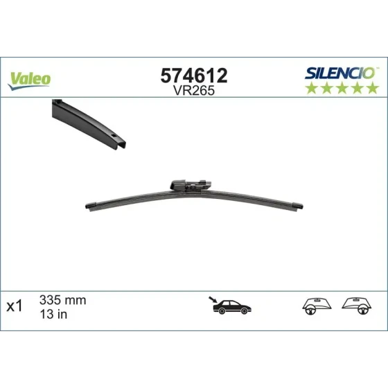 Valeo Arka Silecek Süpürgesi – 574612 ürün görseli