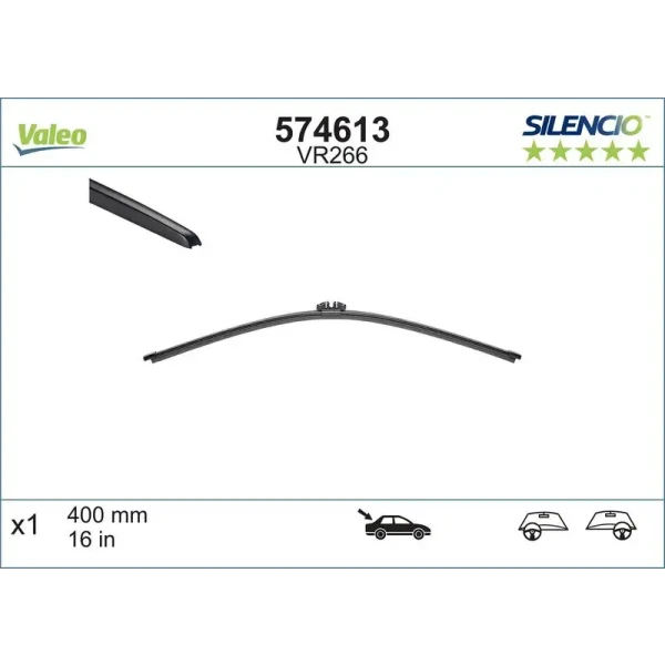 Valeo Arka Silecek Süpürgesi – 574613