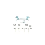 Bosch Balata Yay Takımı – 1987475396 / OEM 440265341R