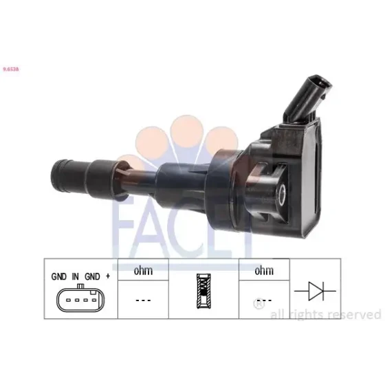 Facet Bobin – 9.6538 / OEM 2503791 ürün görseli