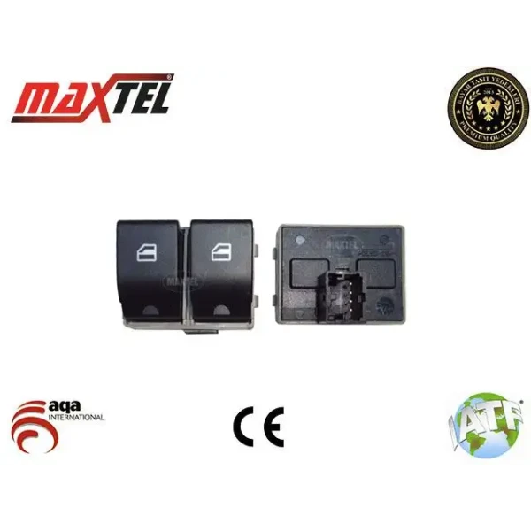 Maxtel Cam Açma Butonu (ön Sol) – 18206007 / OEM 6Q0959858